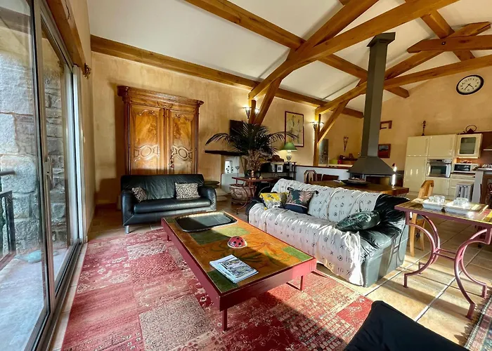 Familial Avec Terrasse Panoramique Et Cheminee, Ideal Pour Randonnees Pres De - Fr-1-582-355 Дом отдыха